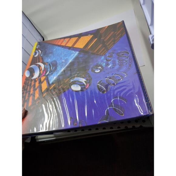 Vintage Mead Trapper Keeper Designer Series Binder Notebook 1994 With Clipboard - Picture 14 of 16